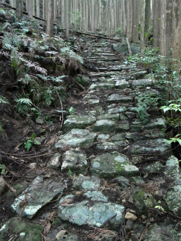 トロトロ坂の石畳