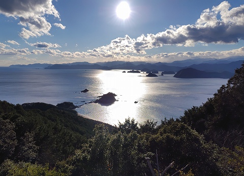 展望台から紀伊の松島の眺め 展望台から紀伊の松島の眺め
